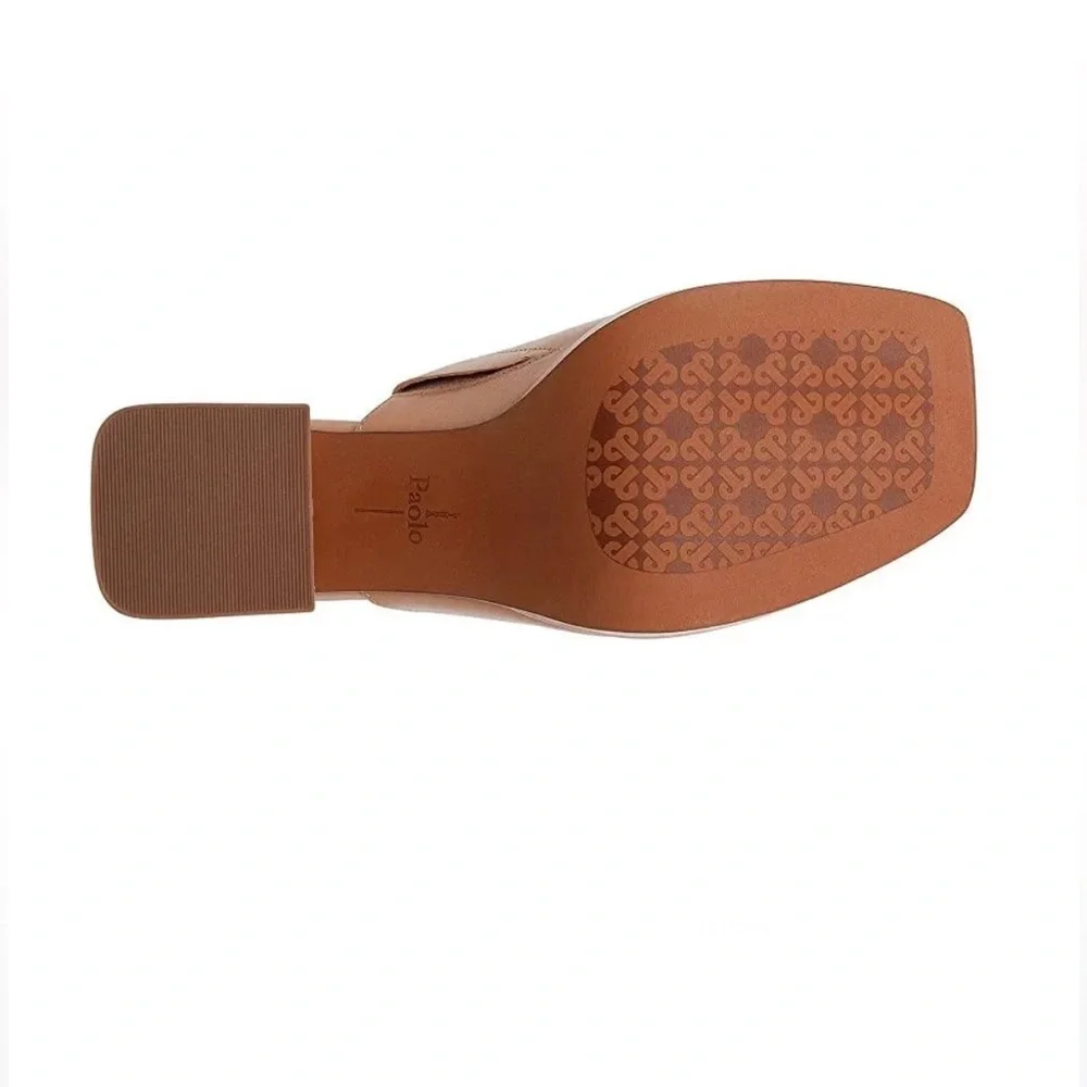 Linea Paolo Elle Block Heel‎ Platform Slide Sandal